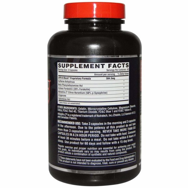 Nutrex Lipo-6 Black bck - beast fit nutrition